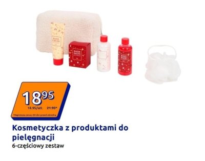 Kosmetyczka z produktami do pielęgnacji promocja w Action