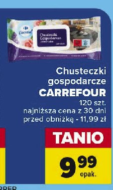 Chusteczki gospodarcze Carrefour promocja