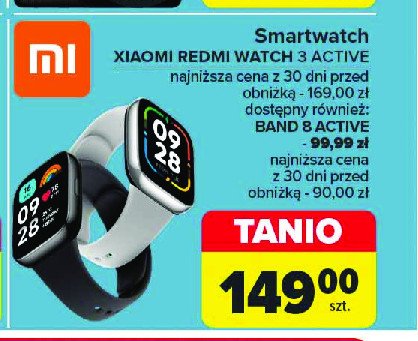 Smartwatch 3 active Xiaomi promocja