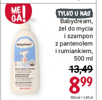 Żel do mycia Babydream promocja