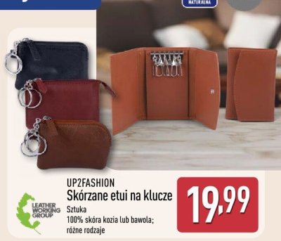 Skórzane etui na klucze UP2FASHION promocja w Aldi