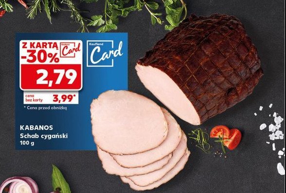 Schab cygański Kabanos promocja