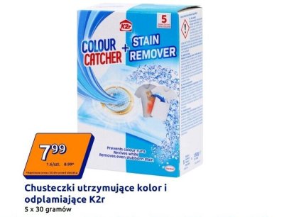 Chusteczki utrzymujące kolor i odplamiające  promocja w Action