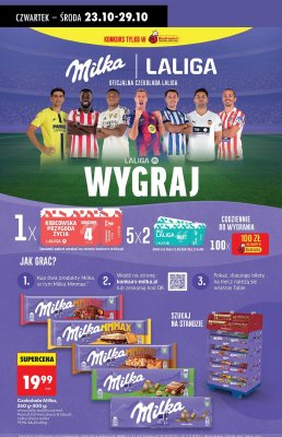 Czekolada Milka, 250 g-300 g: choco jelly, bubbly carmel, Peanut Carmel, choco & biscuit, nutty choco wafer promocja w Biedronka