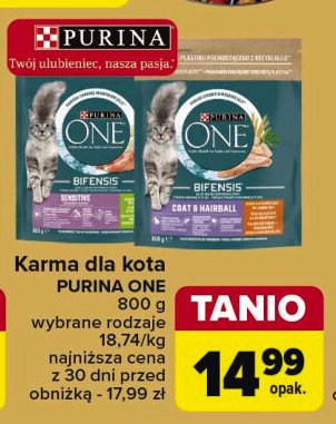 Karma dla kota sensitive Purina promocja