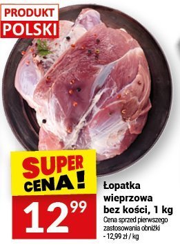 Łopatka wieprzowa bez kości promocja w Twój Market