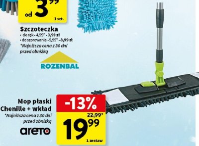 Mop płaski Chenille + wkład  promocja w Intermarche