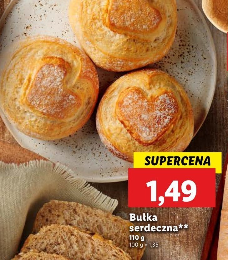 Bułka serdeczna promocja