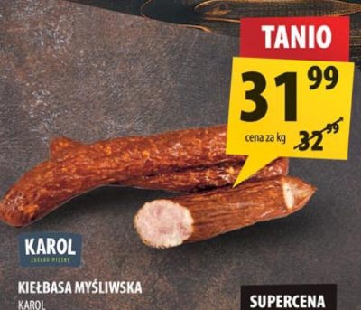 Kiełbasa myśliwska Karol promocja w Arhelan