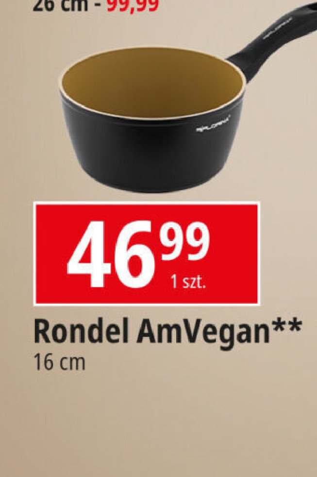 Rondel amvegan 16 cm Florina (florentyna) promocja