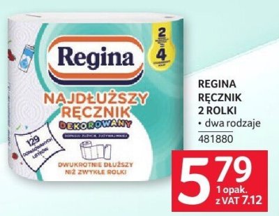 Ręcznik REGINA 2 rolki promocja w Selgros