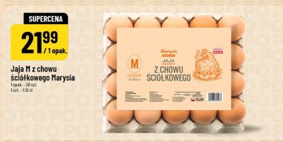 Jaja M z chowu ściółkowego Marysia promocja w POLOmarket