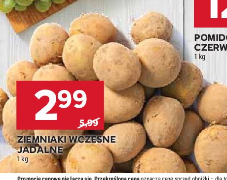 Ziemniaki wczesne promocja w Stokrotka