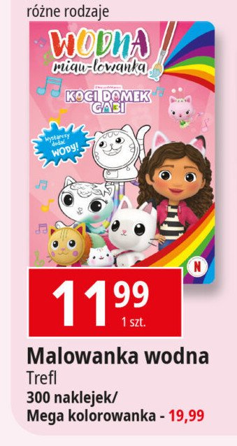 Mega kolorowanka koci domek gabi Trefl promocja