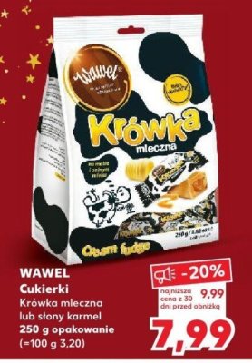Krówki mleczne 250 g promocja w Kaufland