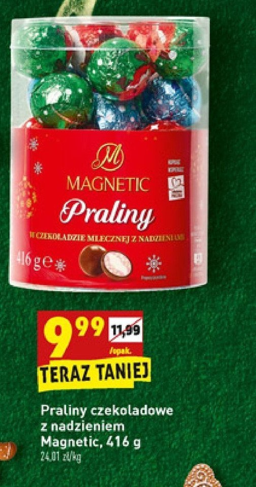 Praliny czekoladowe z nadzieniem Magnetic promocja