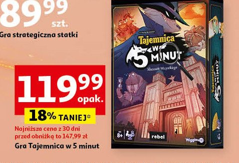 Gra tajemnica w 5 minut Rebel gry promocja