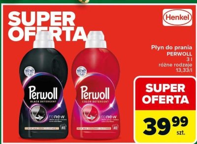 Płyn do prania PERWOLL różne rodzaje promocja w Carrefour Market