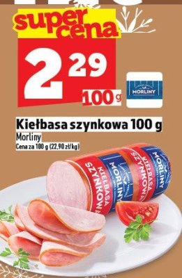 Kiełbasa szynkowa Morliny promocja w TOPAZ
