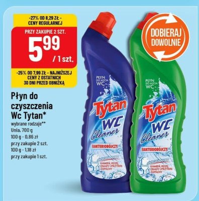Płyn do czyszczenia WC promocja w POLOmarket