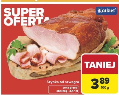 Szynka od szwagra promocja w Carrefour