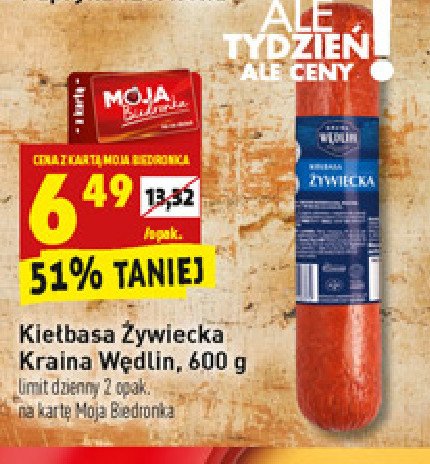 Kiełbasa żywiecka Kraina wędlin promocja