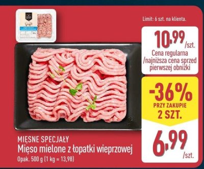 Mięso mielone z łopatki promocja w Aldi