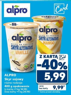 Skyr sojowy różne rodzaje promocja w Kaufland