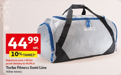 Torba fitness Semi Line różne wzory promocja w Auchan