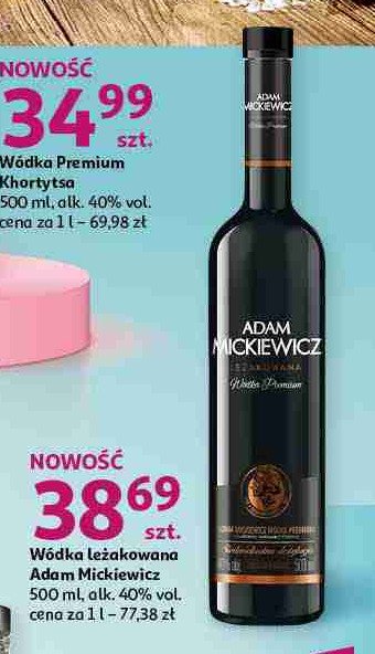 Wódka ADAM MICKIEWICZ LEŻAKOWANY promocja