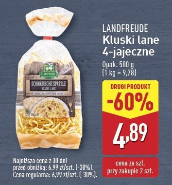 Makaron kluski lane Landfreude promocja