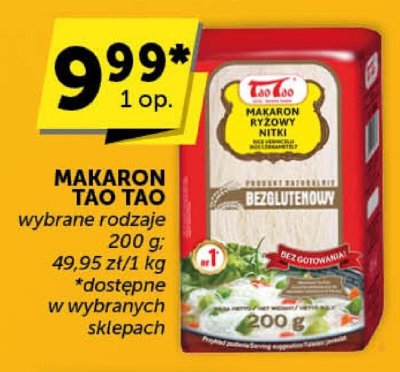 Makaron Tao Tao promocja w Euro Sklep