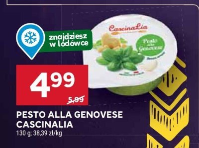 Pesto alla Genovese Cascinalia promocja w Stokrotka