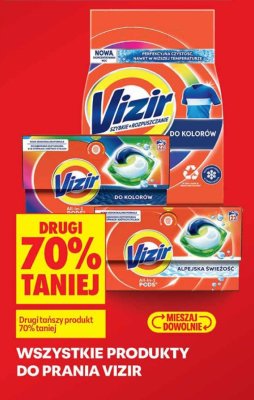 Kapsułki do prania Vizir różne rodzaje promocja w Biedronka