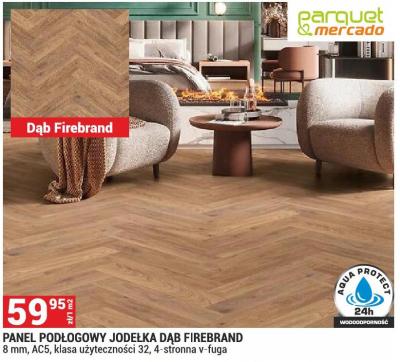 Panel podłogowy Jodełka Dąb Firebrand promocja w Merkury Market