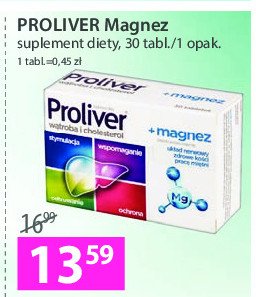 Tabletki PROLIVER MAGNEZ promocja