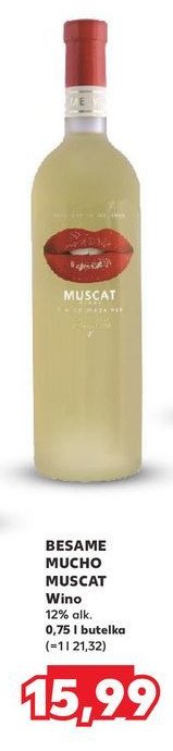 Wino Besame mucho muscat blanc promocja