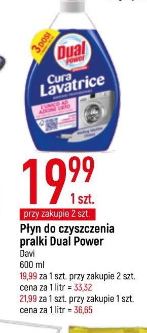 P艂yn do czyszczenia pralki DUAL POWER promocja