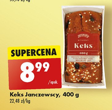 Keks Janczewscy promocja w Biedronka