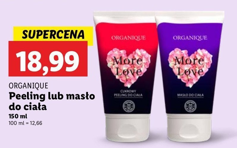 Mas艂o do cia艂a more love Organique promocja