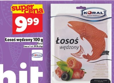 Łosoś wędzony promocja w TOPAZ