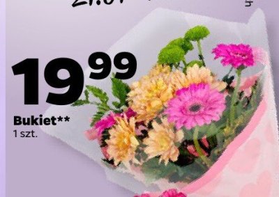 Bukiet 1 szt. promocja w Netto