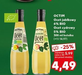 Ocet jabłkowy Octim promocja w Kaufland