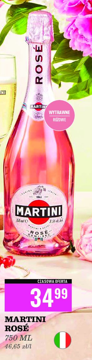 Wino Martini rose promocja