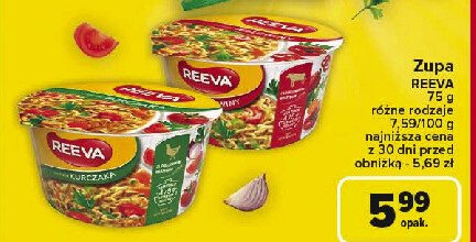 Zupa o smaku kurczaka Reeva promocja w Carrefour