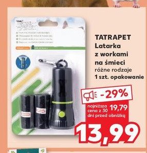 Latarka z workami Tatrapet promocja w Kaufland