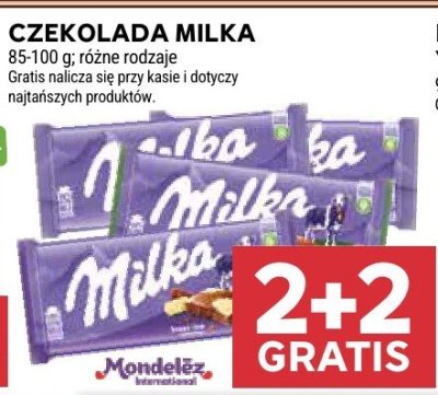 Czekolada Milka promocja w Stokrotka