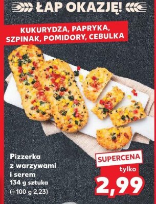 Pizzerka z warzywami i serem 134 g promocja w Kaufland