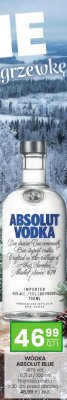 Wódka Absolut Blue 40% vol. 0,7l promocja w Twój Market