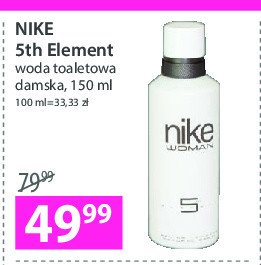 Woda toaletowa Nike 5th element woman Nike cosmetics promocja